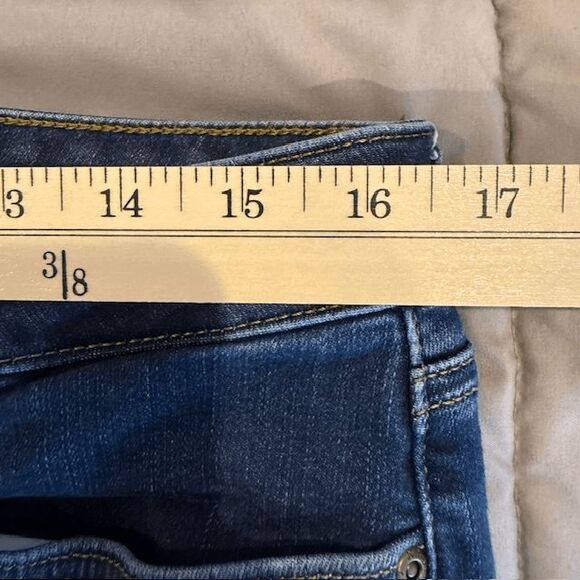 NYDJ Marilyn Straight Quinn Wash Jeans Zip Fly Stretch Tech Size 12 - Picture 12 of 16